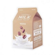 Молочные тканевые маски A`Pieu Milk One Pack - Coffee